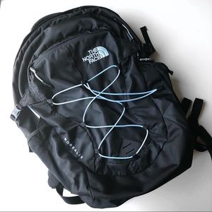 Northface Borealis Backpack in Grey & Mint